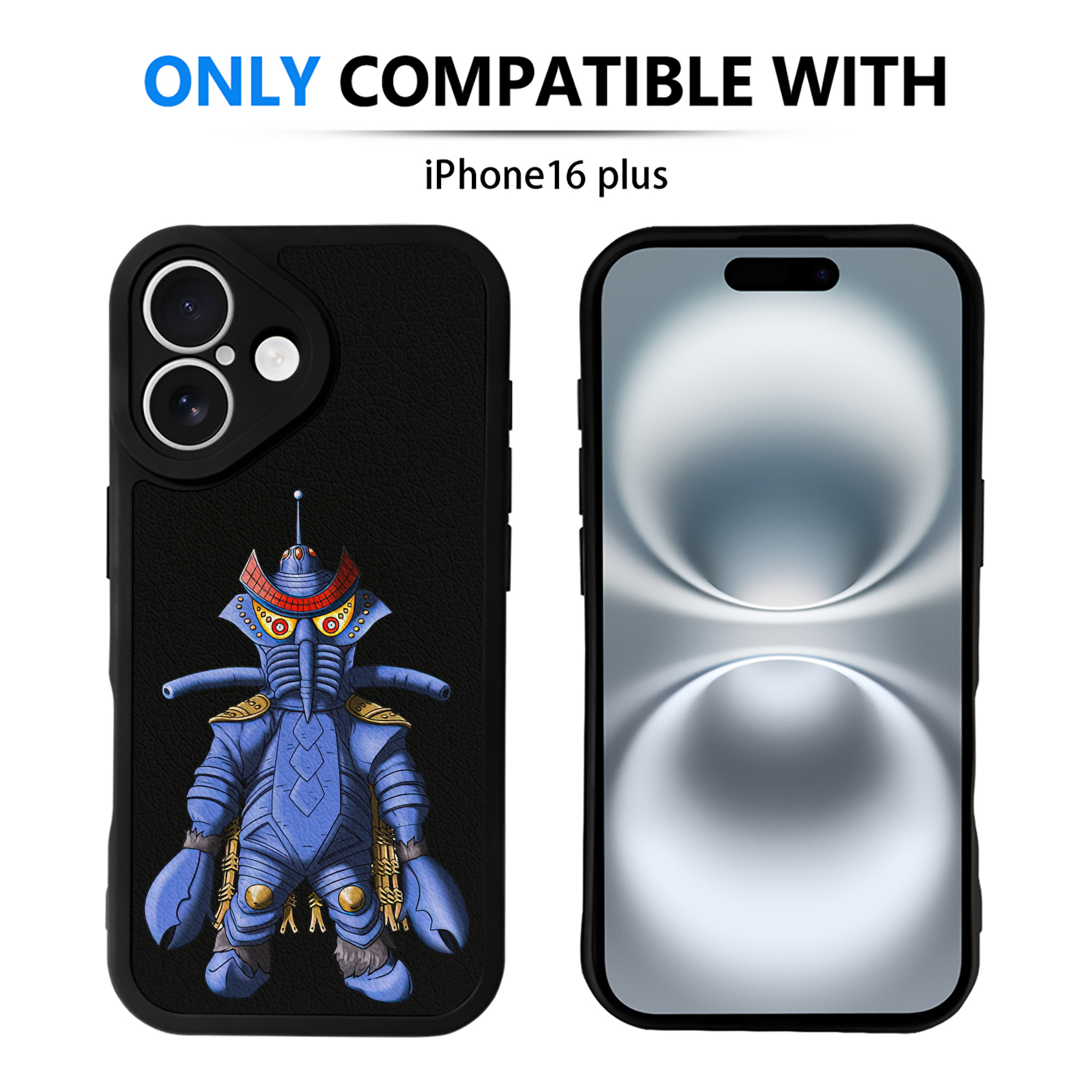 （画像用） ウルトラマン Ultraman 【iPhone 16シリーズ対応】シリコンスマホケース（レザー調） 材質：シリコン